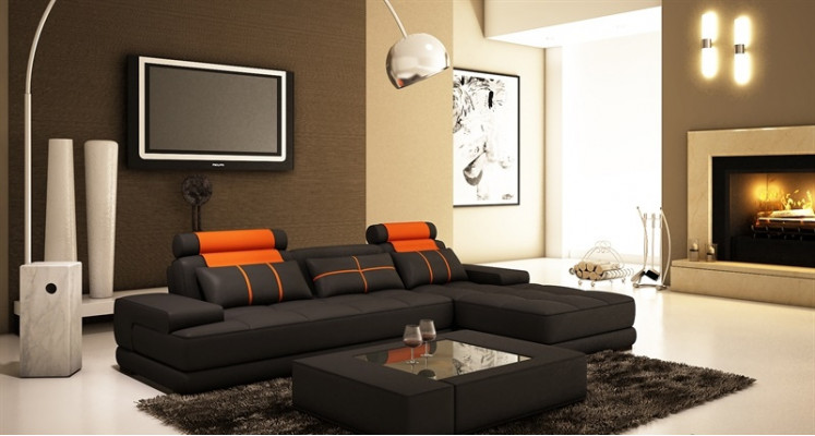 Ecksofa Polster Canapé Sofa Wunnlandschaft Sëtz Eck Garnitur Lieder Textil Paräis