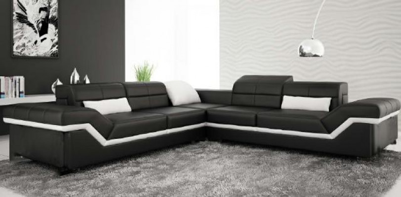LEDERSOFA XXL WUNNLANDSCHAFT COUCH DESIGN SOFA ECKSOFA ECKCOUCH SOFAGARNITUR NEI