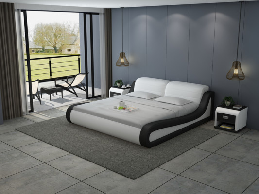 Liederbett mat USB Polster Better Luxus Duebel Hotel Koppel Grouss 140/160/180 cm
