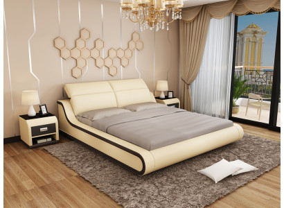 Designer Bett Gepolstert Luxusbett Duebelbett Ehebett Better 140/160/180 cm