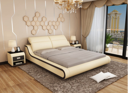 Designer Bett Gepolstert Luxusbett Duebelbett Ehebett Better 140/160/180 cm