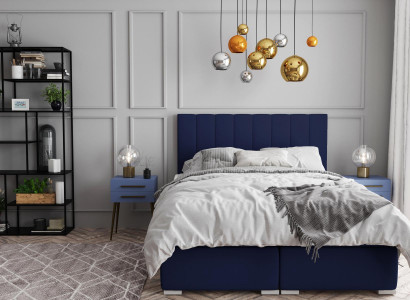 Boxspring Bett Hotel Duebele Komplett Set Matratz Topper Better Funktioun Këscht