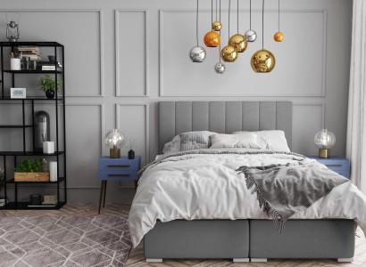 Boxspringbett Hotel Duebelbetter Design Polsterkëschte Funktioun Gro.