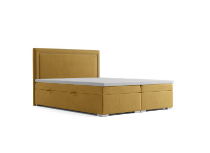 Boxspring Design-Bett Hotel Duebel Better Luxus Polsterbettkasten Funktioun Giel
