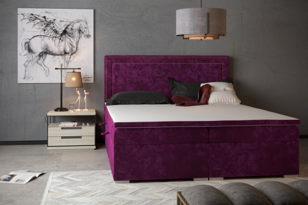 Boxspring Bett Hotel Duebel Bett Luxus Better Polster 90/100/120/160/180x200cm