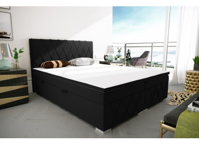 Boxspring Bett Hotel Duebel Luxus Better Polster Bettkaas Funktioun 180x200cm