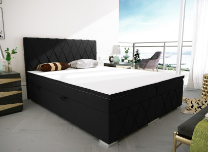 Boxspring Bett Hotel Duebel Luxus Better Polster Bettkaas Funktioun 180x200cm