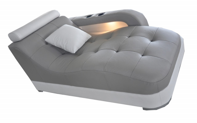 Designer Lieder Chaiselongue Modern Gro Liegen Ottomane Canapé Echt Lieder Relax