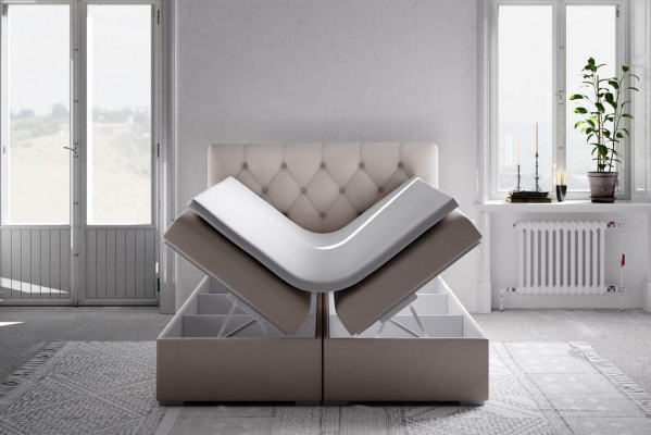 Boxspringbett Hotel Duebel Lieder Luxus Better Polster Bettkaascht Funktioun Nei