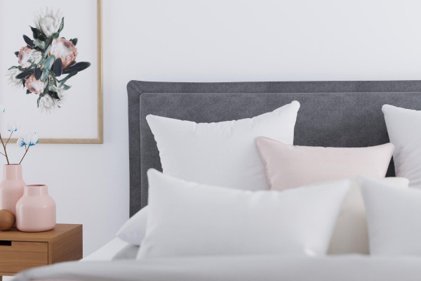 Modern Hotel Boxspring Better Duebel Luxus Bett Polster Këscht Funktioun Stof