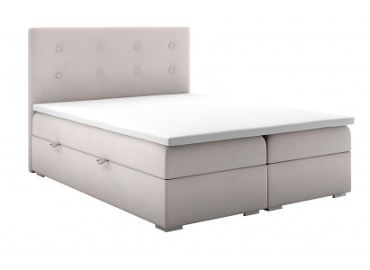 Bett Kassem Funktioun Boxspring Hotel Duebel Komplett Set Topper Matratz Better