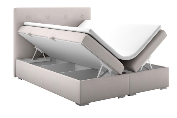 Bett Kassem Funktioun Boxspring Hotel Duebel Komplett Set Topper Matratz Better