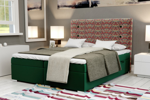 Boxspringbett Funktioun Hotel Duebel Komplett Set Topper Matratz Better Këscht