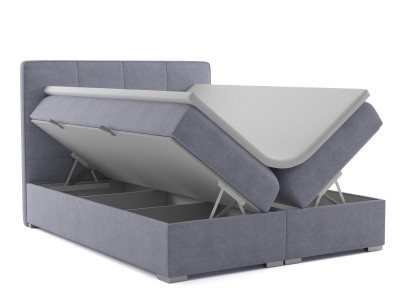 Boxspring-Bett Hotel Duebel Textil Luxus Better Polster Bettskëscht Funktioun Nei