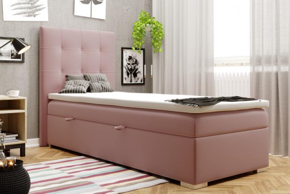 Luxus Boxspring-Bett Betten Hotel Polster Bettkastefunktion 90x200cm