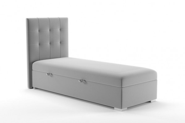 Luxus Boxspring-Bett Hotel Better Polster Funktioun Bettkëscht 90x200cm Gro Neien