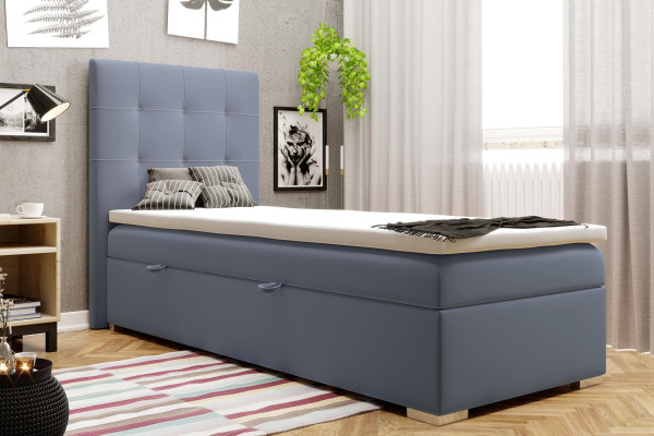 Luxus Boxspringbett Hotel Better Polsterfunktion Bettkasten 90x200cm Blo Nei