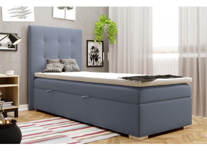 Luxus Boxspringbett Hotel Better Polsterfunktion Bettkasten 90x200cm Blo Nei