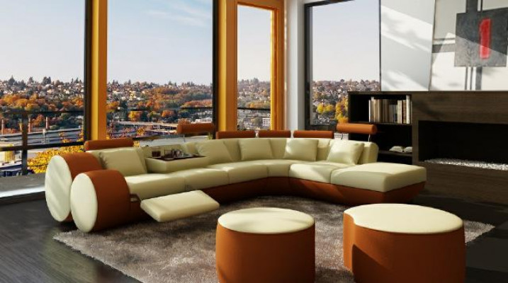 Eckcouch Sofa Couch Polstersëtzt Landschaft Lieder Eckmiwwelen Garnitur Sofas Madrid