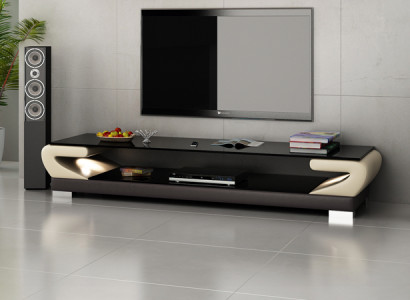 RTV TV Säitendaach Lieder Glas Dësch Dekor Fernsee Schaf Dësch Designer