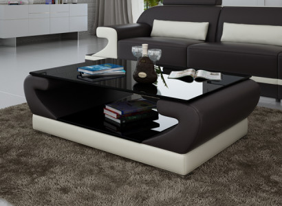 Couchtisch Säitendësch CT9006 Dësch Couchtisch Glastësch Designer