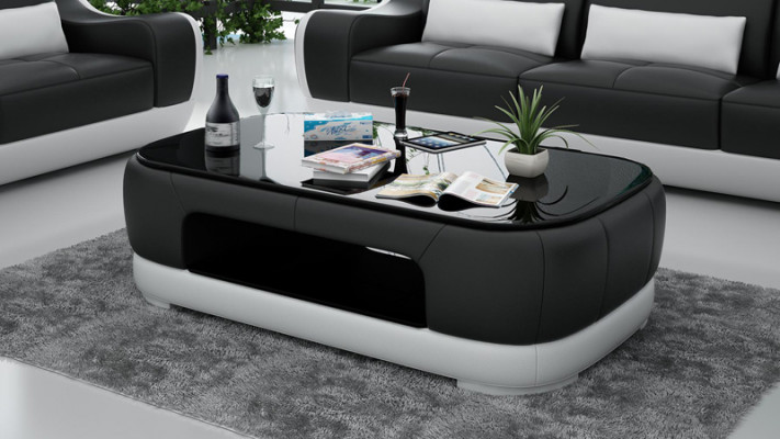 Gepolsterten Dësch Dësch Glastësch Säitendësch