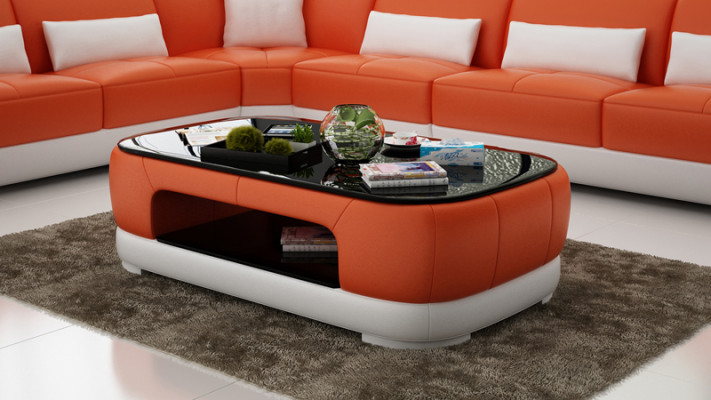 Gepolsterten Dësch Dësch Glastësch Säitendësch