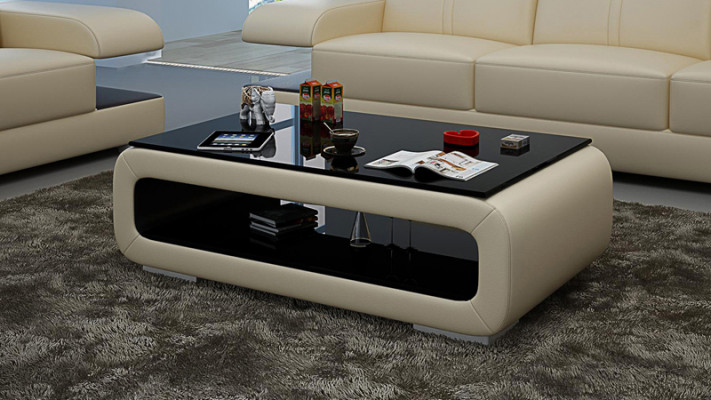 Couchtisch Dësch Couchtischen Glastësch Designer Bäistelltësch CT9010