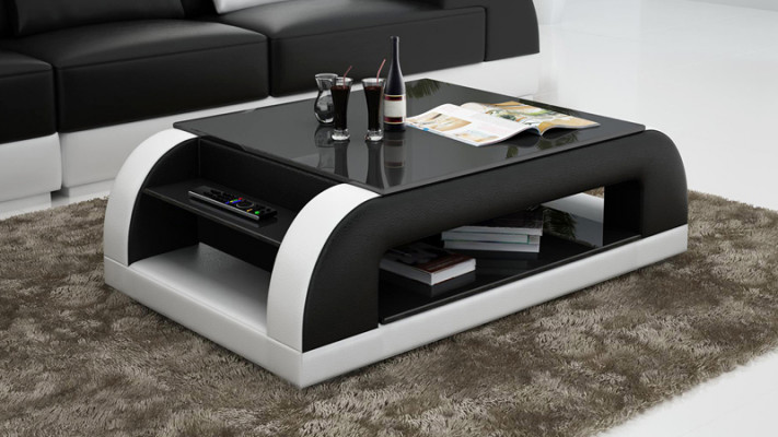 Couchtisch Dësch Couchtischnen Glastisch Designer Bäistelltisch CT9012