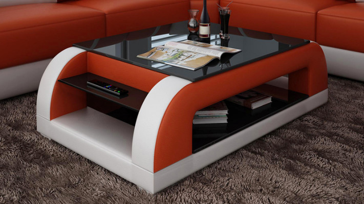 Couchtisch Dësch Couchtischnen Glastisch Designer Bäistelltisch CT9012