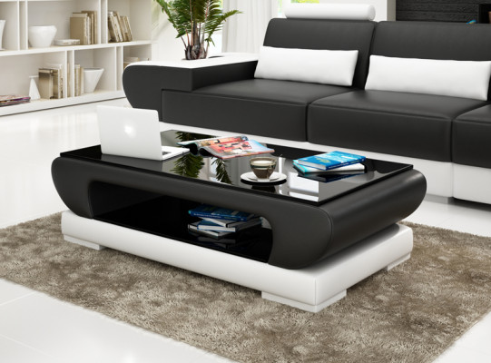 Canapé Dësch Dëscher Canapés Dësch Glastësch Designer Säitentësch CT9002