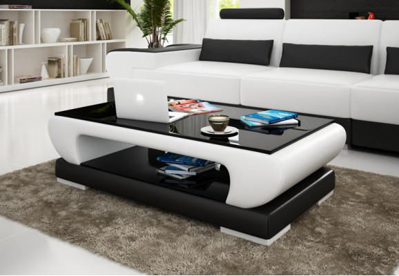Canapé Dësch Dëscher Canapés Dësch Glastësch Designer Säitentësch CT9002