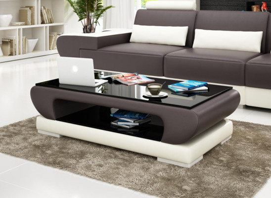 Canapé Dësch Dëscher Canapés Dësch Glastësch Designer Säitentësch CT9002
