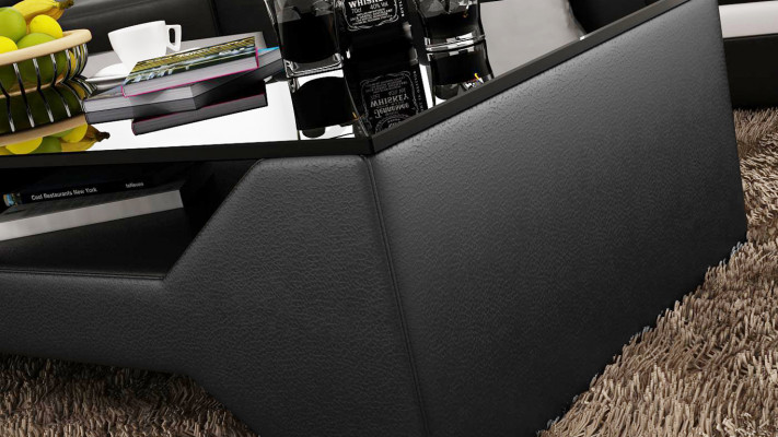 Canapé-Table Dësch Canapé-Zimmer Glasdësch Dëscher Designer Niewendësch Nei SR4406