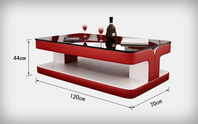 Couchtisch Dësch Couchtischen Glastësch Dëscher Designer Niewendësch Neie SR4408