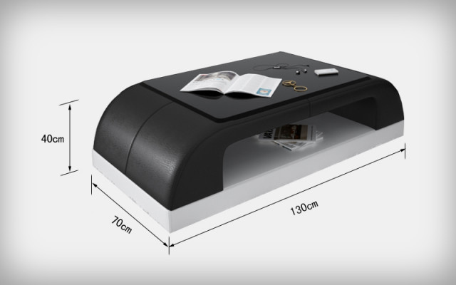 Couchtisch Dësch Couchtischen Glastësch Dëscher Designer Bäistelltësch Nei SR4409