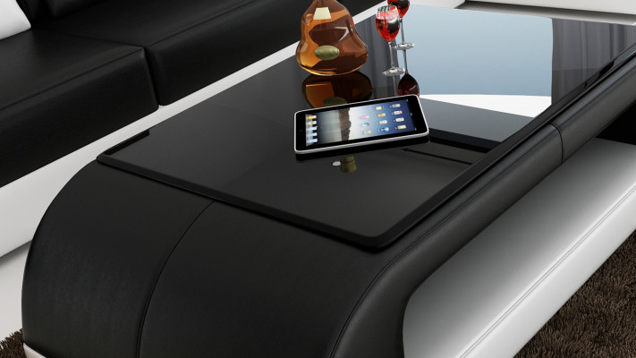 Couchtisch Dësch Couchtischen Glastësch Dëscher Designer Bäistelltësch Nei SR4409