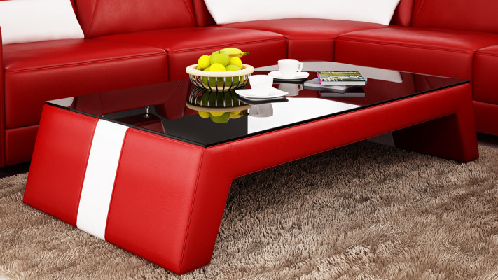 Couchtisch Dësch Couchtischen Glastësch Dëscher Designer Niewendësch Neit SR4410