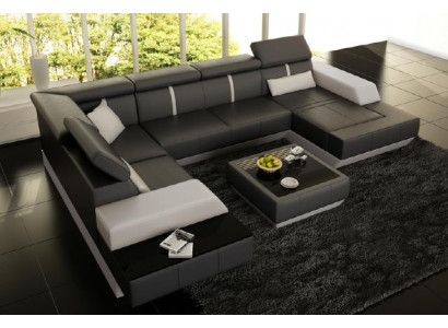 Ledertische Couchtische Dëscher Designer Glastësch Couchtësch MANS