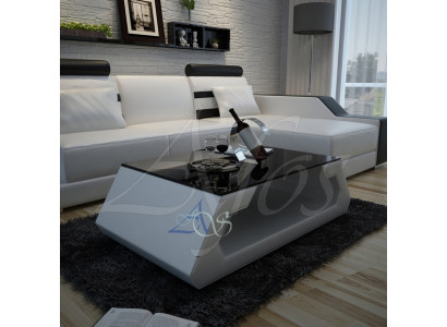 Designer Couchdësch Polster Dësch Lieder Glas Moderne Dësch (Hamburg)