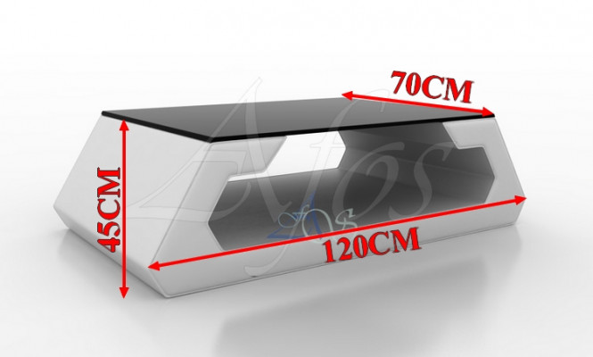 Designer Couchdësch Polster Dësch Lieder Glas Moderne Dësch (Hamburg)