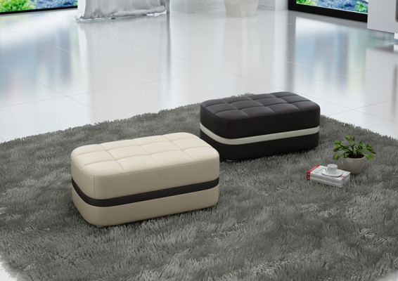 Design Polsterhocker Foussocker Ottomane Sëtz Gepolstert Pufa
