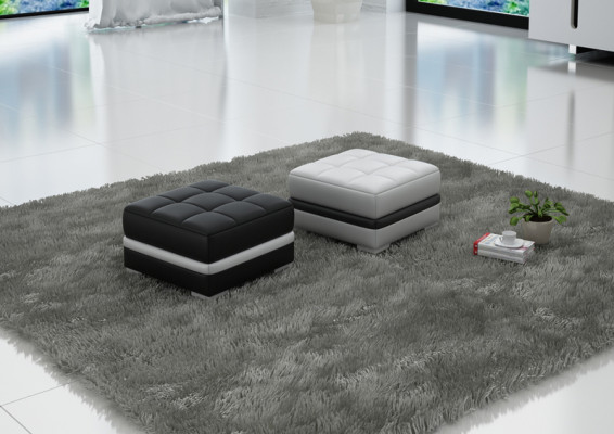 Design gepolsterten Hocker Fousshocker Ottomane Sëtz Gepolstert Pufa FT002