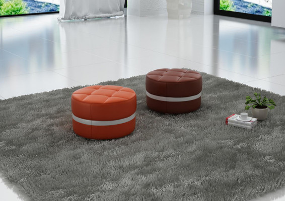 Design Poof Polster Hocker Fußhocker Ottomane Sëtz Gepolstert Pufa FT003