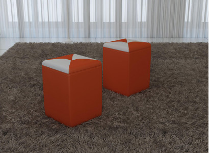 Design Këssen Hocker Fousshocker Ottoman Sëtz Chaise Gepolstert FT006