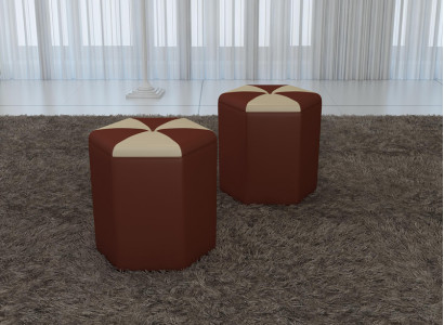 Design Këssen Hocker Fousshocker Ottomane Sëtz Gepolstert Pufa FT007