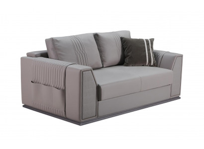 Sofa 2-Sëtzer Taupe Neien Kreativ Moderne Design Couch Wunnzëmmer Lieder Sofas Miwwelen