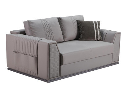 Sofa 2-Sëtzer Taupe Neien Kreativ Moderne Design Couch Wunnzëmmer Lieder Sofas Miwwelen