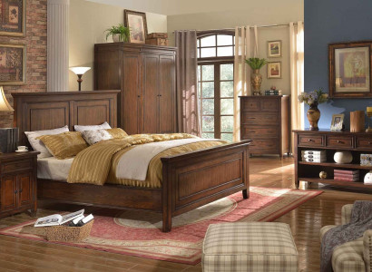 Bett Nuetsdësch Gaderob 7 Stéck Schlofzëmmer Design Luxus Set Better Sets
