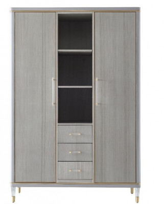 Bett Nuetsdësch Kommode 4 Stk. Schlofzëmmer Deko Set Design Modern Luxus